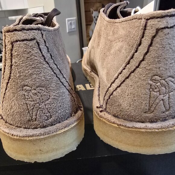 Clarks Originals Men's Desert Trek Wolf Suede 26180650 Boots Shoes Mens Size 10 - Picture 10 of 15